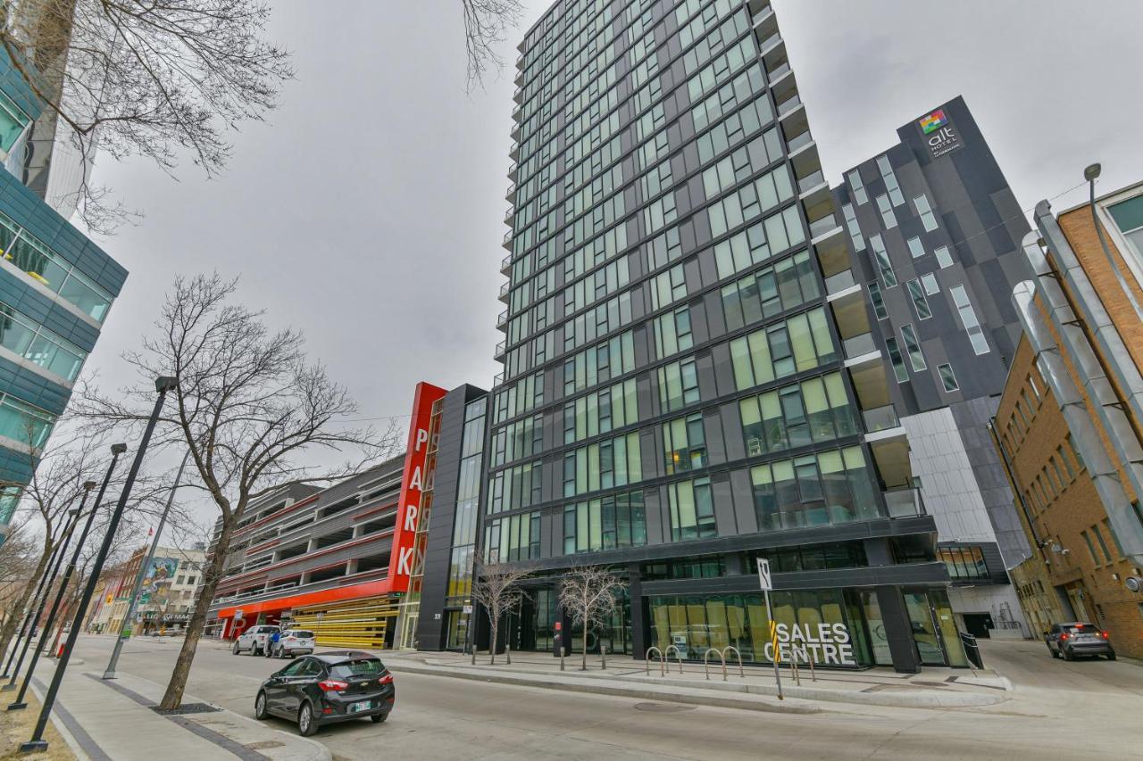 Luxury Skyline Condo In Downtown Free 24/7 Parking Winnipeg Kültér fotó